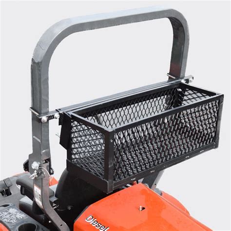 small metal tool box for tractor|tool rack for compact tractors.